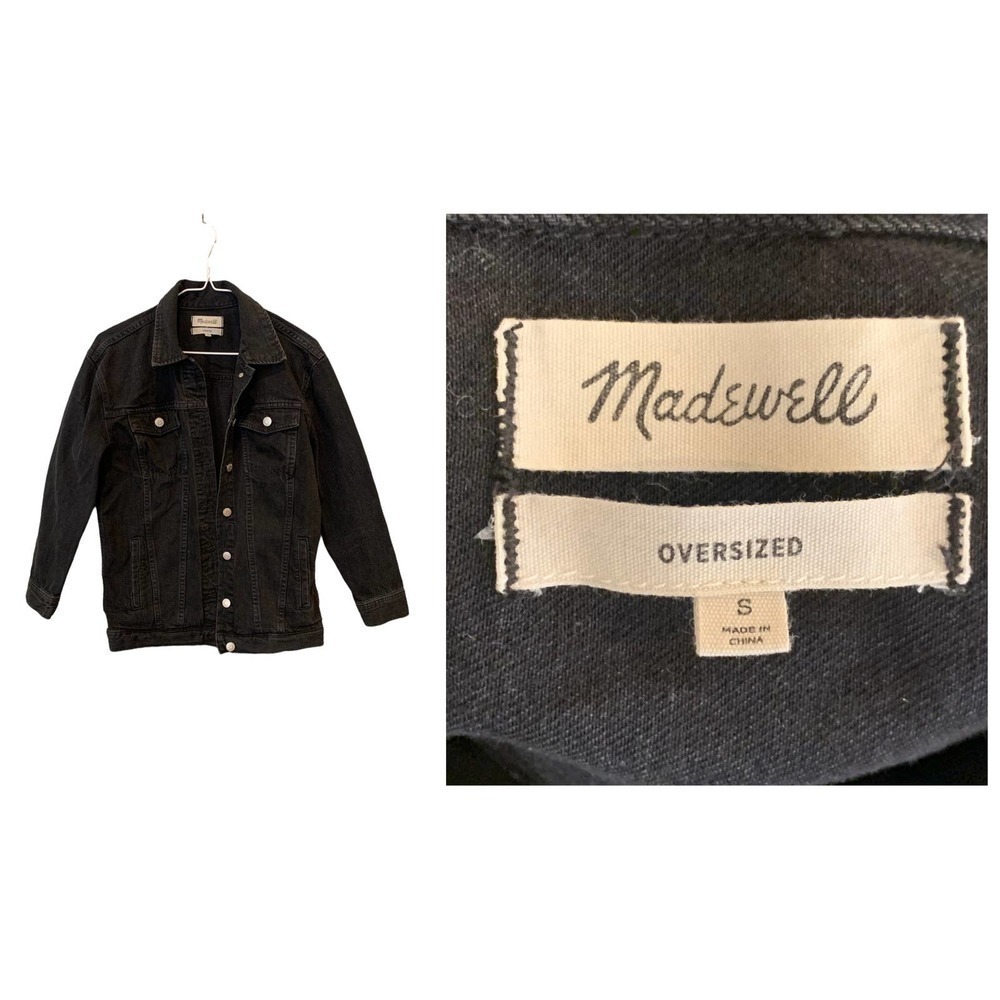 Madewell The Oversized Jean Jacket in Lunar Wash (S) - Picture 5 of 6